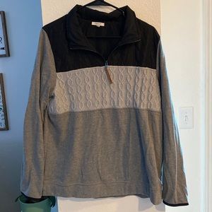 QuarterZip sweatshirt jacket.